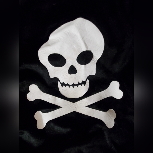 PIRATE costume Halloween Melissa and Doug skull bones top only age 3-6 - Picture 8 of 10